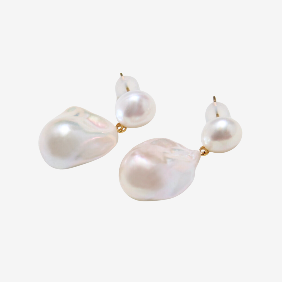 Classic Baroque Pearl Pierce / Earring – LARICA Classic Baroque Pearl Pierce / Earring – LARICA