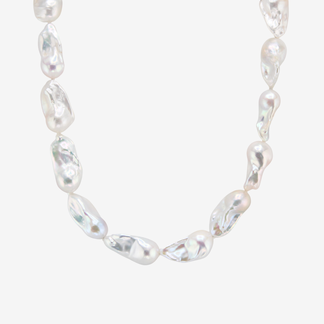 Baroque Pearl Statement Necklace – LARICA Baroque Pearl Statement Necklace – LARICA