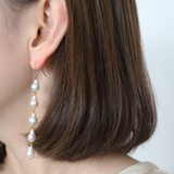 Freshwater Pearl Link Earrings