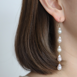 Freshwater Pearl Link Earrings