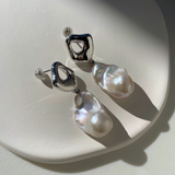 Baroque Pearl Motif Earrings