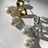 Baroque Pearl Motif Earrings