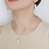 Square Pearl Necklace