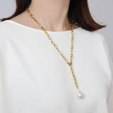 Baroque Pearl Y Necklace