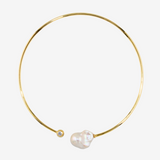 Zirconia Baroque Pearl Choker