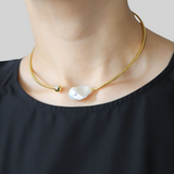 Zirconia Baroque Pearl Choker