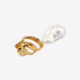 Baroque Pearl Layered Ear Cuff