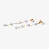 2Way Dot Pearl Chain Pierce