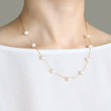 Pearl Station Necklace
