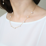 Pearl Station Necklace
