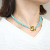 【受注品】Shell Motif Natural Stone Necklace