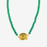 【受注品】Shell Motif Natural Stone Necklace