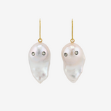 Ghost Baroque Pearl Drop Pierce/Earring