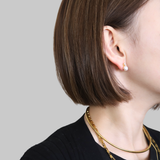［larica petit］Zirconia Petit Pearl Pierce