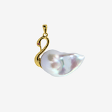 Swan Baroque Pearl Pendant Top