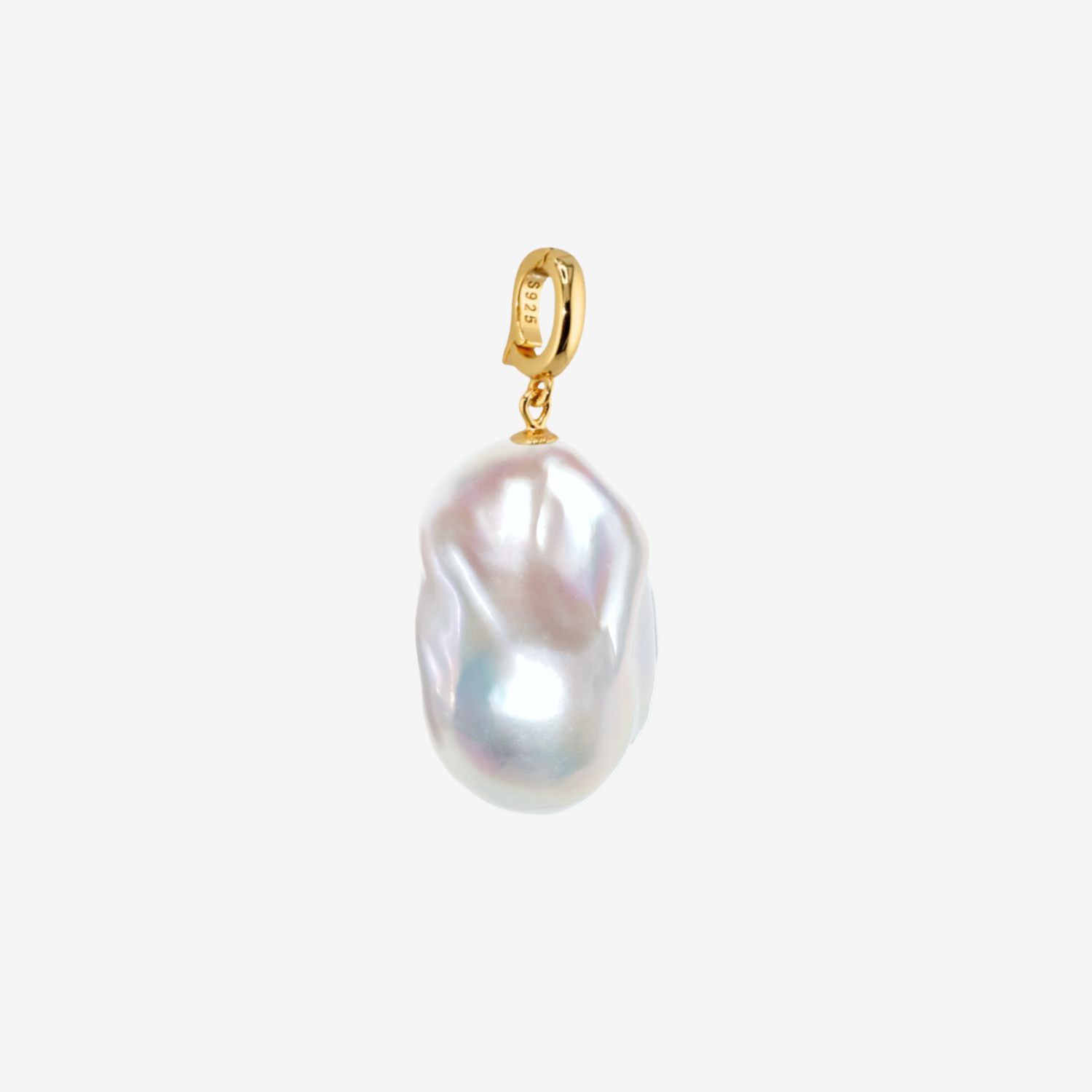 Baroque Pearl Pendant Top（Gold） – LARICA