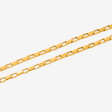 Square Long Chain Necklace