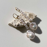 Baroque Pearl Long Earrings