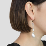 Baroque Pearl Long Earrings