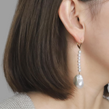 Baroque Pearl Long Pierce