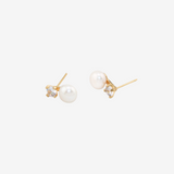 Zirconia Petit Pearl Earrings