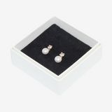 Zirconia Petit Pearl Earrings