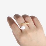 Pearl Bar Ring