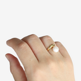 Pearl Open Ring