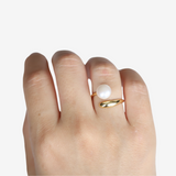 Pearl Open Ring