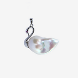 Swan Baroque Pearl Pendant Top