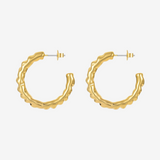 Bump Hoop Earrings