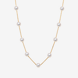 Pearl Station Necklace