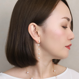 2Way Dot Pearl Chain Pierce
