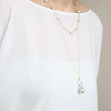 Pearl Station Necklace