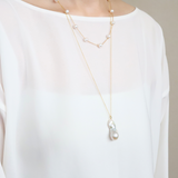 Pearl Station Necklace