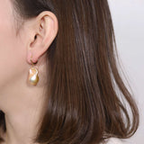 Color Baroque Pearl Drop Earrings