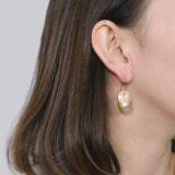 Color Baroque Pearl Drop Earrings