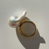 Baroque Pearl Ring