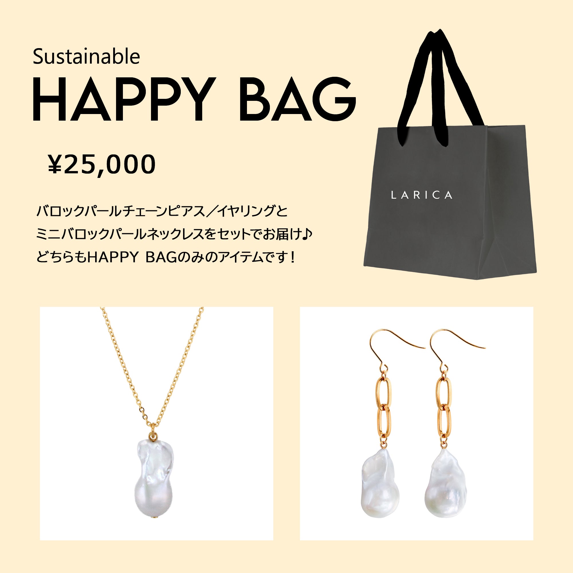 Sustainable HAPPY BAG【25,000】｜送料無料！ – LARICA